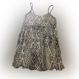 Free people chiffon dress lined size small new with tags